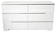 Athens, White Lacquer Bedroom Dresser
