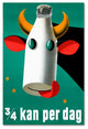 Vintage Apple Collection ''Milk Cow'' Canvas Art, 12x19
