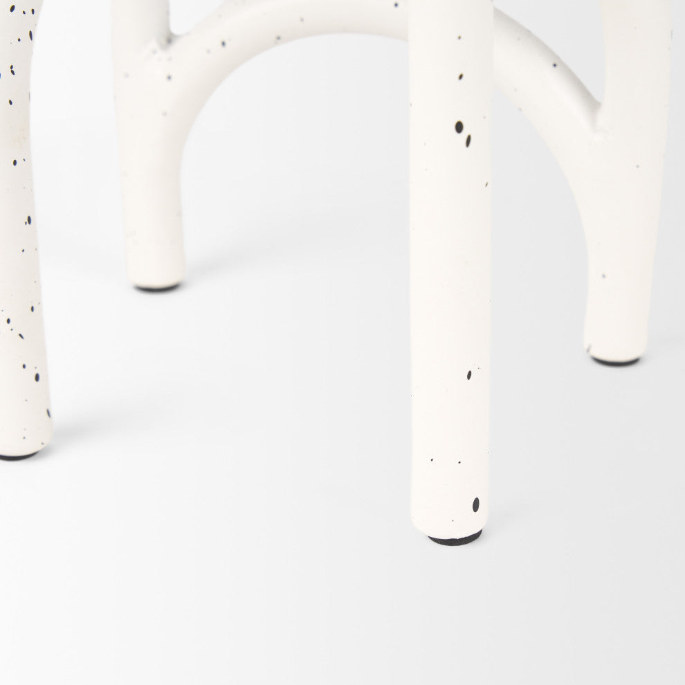 Springe White and Gray Speckled Arch Decorative Object, Set of 2