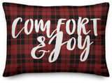Plaid Comfort & Joy 14"x20" Throw Pillow Cover