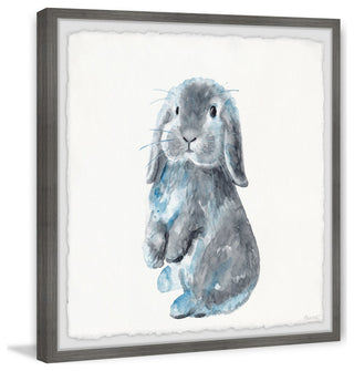 "Lop-Eared Rabbit" Framed Painting Print, 32x32