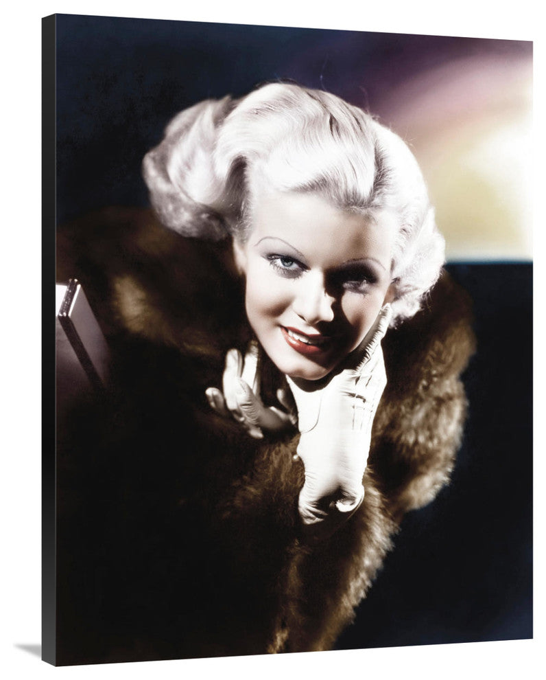 "Jean Harlow" Stretched Canvas Giclee by Hollywood Photo Archive, 31x40"