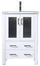 Volez 24" Single Bathroom Vanity Cabinet Integrated Top Integrated Square Sink