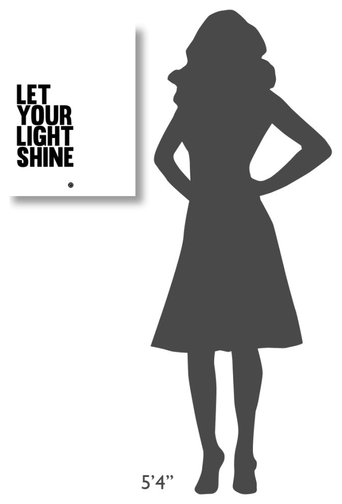 "Let Your Lite Shine Poster 1" Fine Art Print