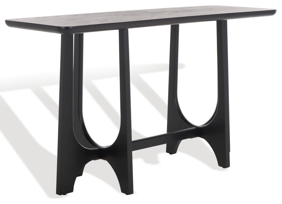 Safavieh Couture Sasha Wood Console Table, Black