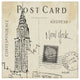 "Postcard Sketches I" Digital Paper Print by Anne Tavoletti, 42"x42"