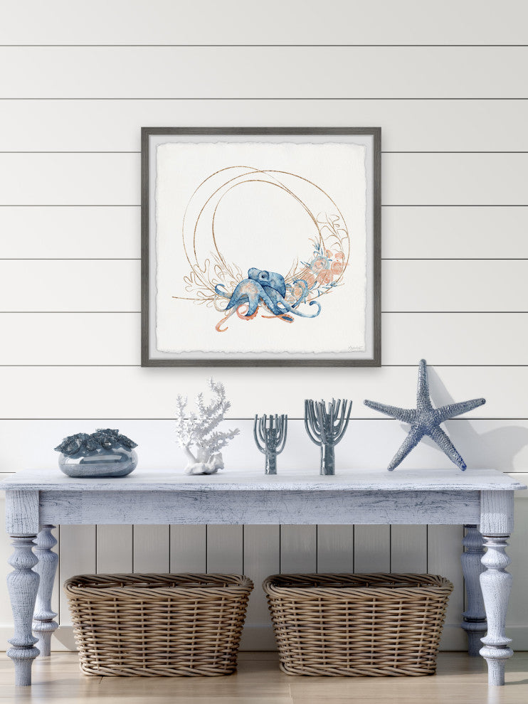 "Don't Look at Me" Framed Painting Print, 12x12
