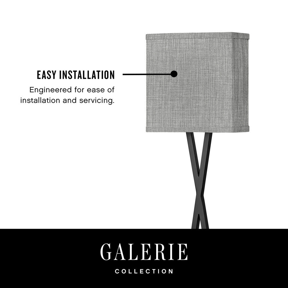 Hinkley Axis Large Single Light Sconce, Black