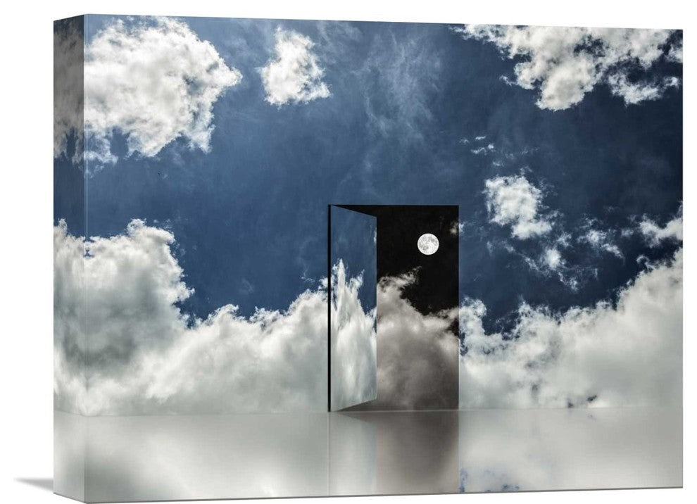 "Event Horizon" Stretched Canvas Giclee by Dave Quince, 16"x13"