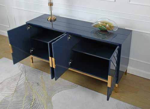 64" Tennant Brand Desata Versatile Sideboard, Navy Blue