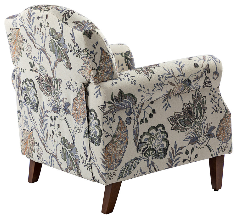 Comfy Armchair With Nailhead Trims Set of 2, Gray