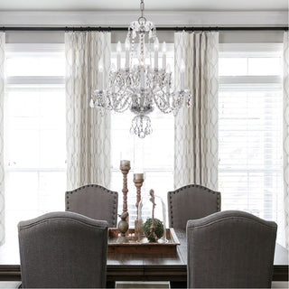 Crystorama Traditional Crystal 10-Light Chandelier