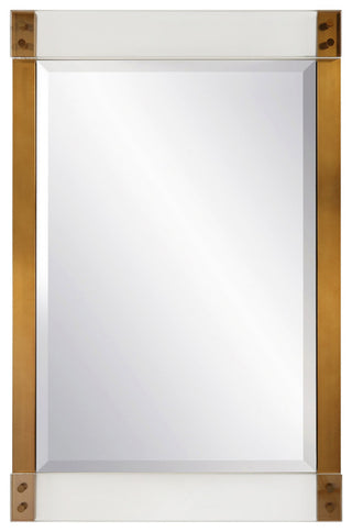 Uttermost Nera Plated Brass Mirror