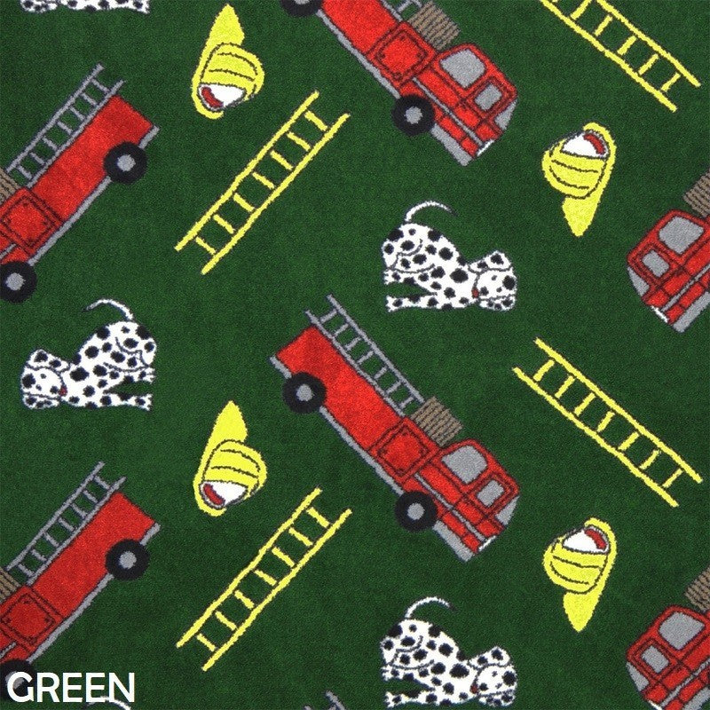 Area Rug Hook and Ladder, Nylon Stainmaster Carpet, Green, Square 5'x5'