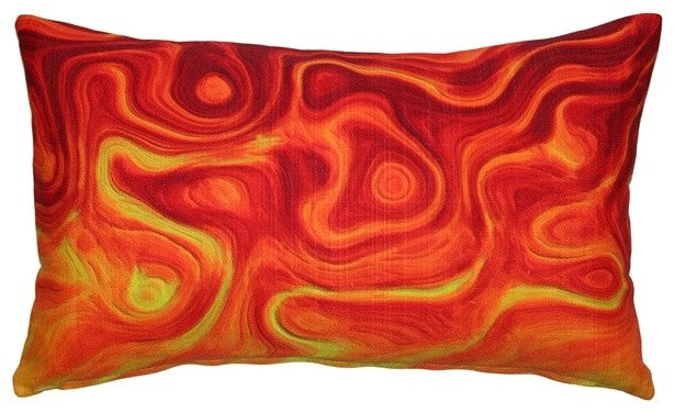 Pillow Decor - Catching Fire Throw Pillow 12x20
