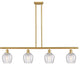 Innovations 516-4I-SG-G462-6-LED 4 Light 48" Island Light, Satin Gold