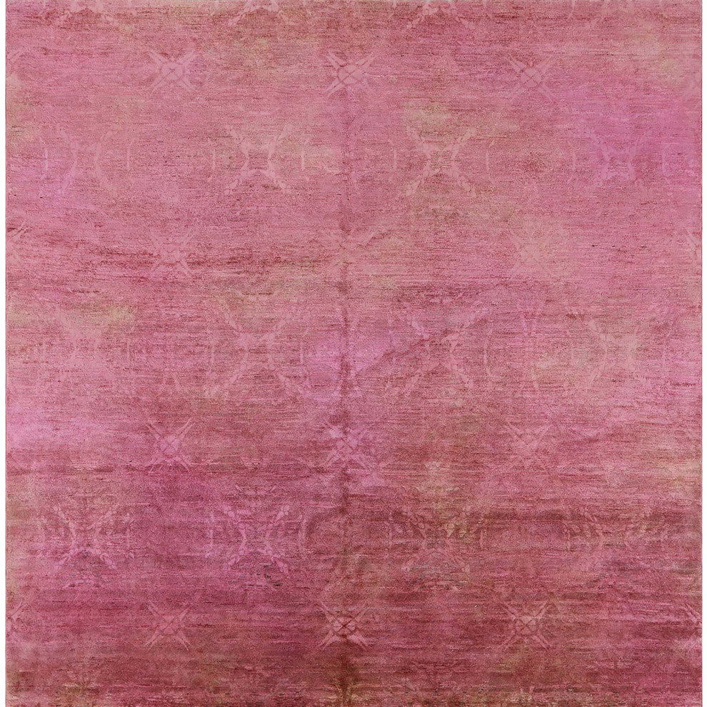 Ahgly Company Indoor Square Mid-Century Modern Area Rugs, 8' Square
