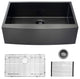 Farmhouse Apron Stainless Steel Single Bowl Kitchen Sink
