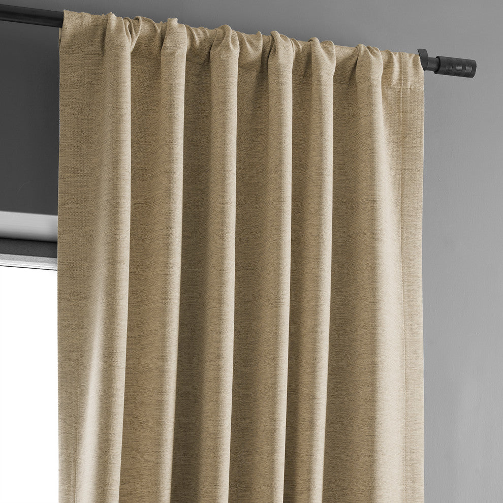 Ginger Bellino Blackout Room Darkening Curtain Single Panel, 50"x120"