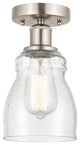 Innovations 616-1F-SN-G394 Ellery 1 Light Semi-Flush Mount, Brushed Satin Nickel