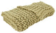 Chunky Knit Design Throw Blanket, Natural, 50"x60"