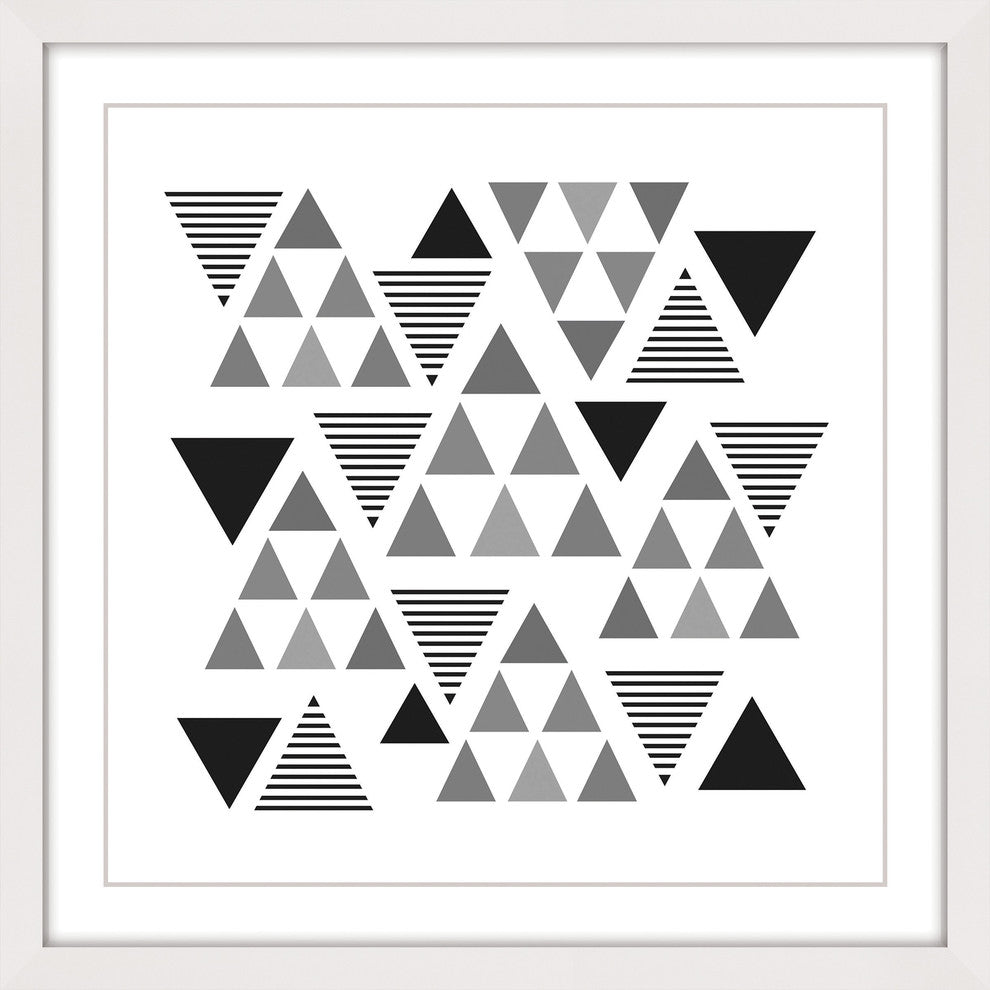 "Triangular Significance" Framed Art Print