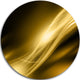 Sparkle Gold Texture Pattern, Abstract Round Metal Wall Art, 23"