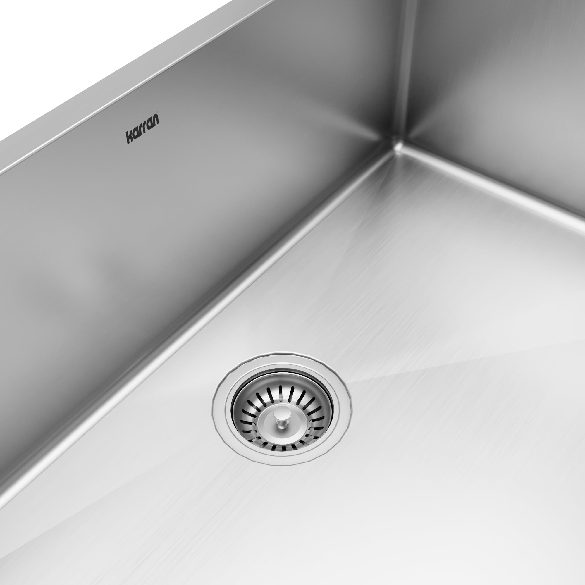 Karran 30" Undermount Large Single Bowl Stainless Steel Kitchen Sink Kit