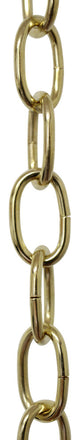 RCH Hardware Steel Standard Link Chandelier Chain, Various Finishes, Polished Br