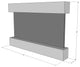 Sunrise Springs water fountain, Green Marble, Stainless Steel, Square
