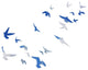 VWAQ Flock of Birds Flying Wall Decals Stickers Peel and Stick Wall Art VWAQ-FB1