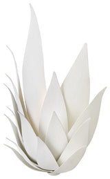 Fredrick Ramond Agave Large Two Light Sconce, Textured Plaster