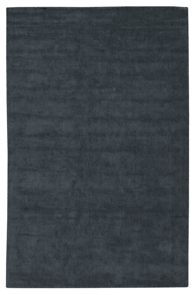 Gloria Contemporary Area Rug, Charcoal Gray, 7'9"x10'6" Rectangle