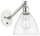 Innovations 317-1W-WPC-GBD-752-LED 1-Light Sconce, White and Polished Chrome