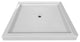 Valley Acrylic Double Threshold Acrylic Center Drain Shower Base 48", White, 48"