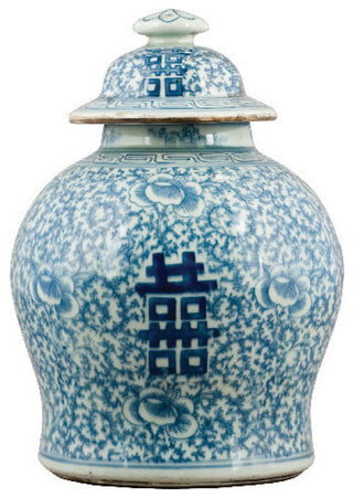 Blue and White Porcelain Jar