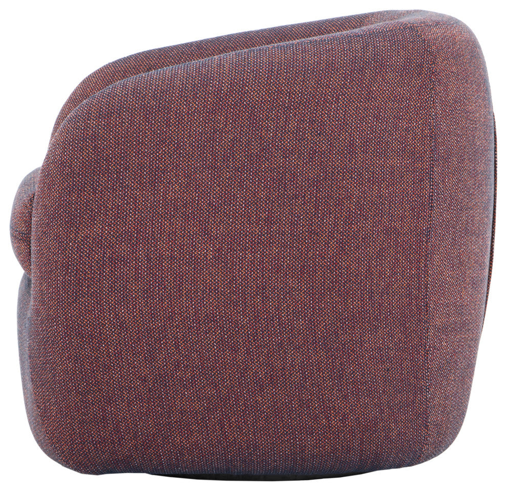 Retro Maurice Swivel Chair Rosa Orange - Orange