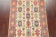 Hand Made Kazak Oriental Traditional Pakistani Area Rug, Beige, 7'5"x5'0