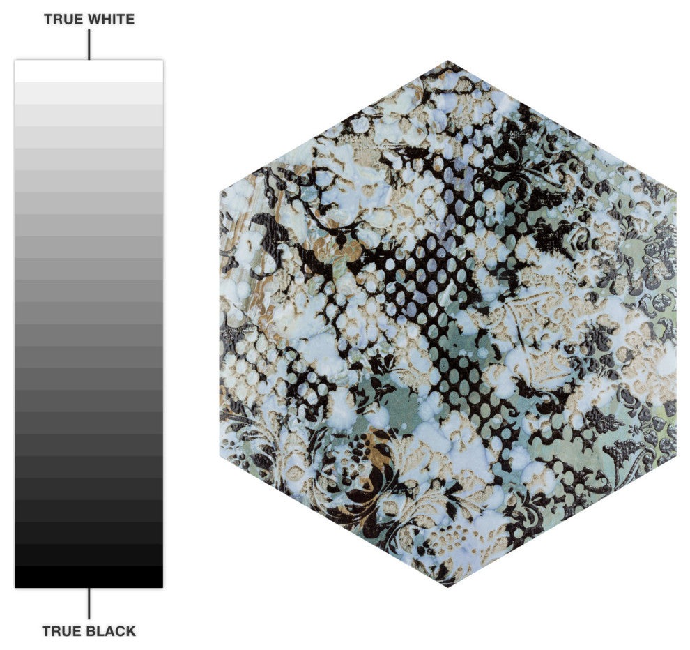 Inedita Hex Blue Porcelain Floor and Wall Tile