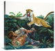 "Cougar Attack" Stretched Canvas Giclee by Mort Kunstler, 30x30"