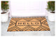 Calloway Mills Chevron Hello Doormat, 24" X 36"