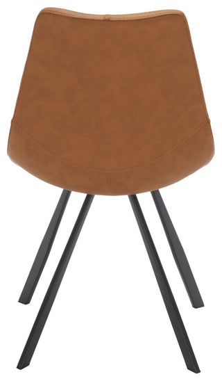 Safavieh Kayne Dining Chair, Cognac/Black