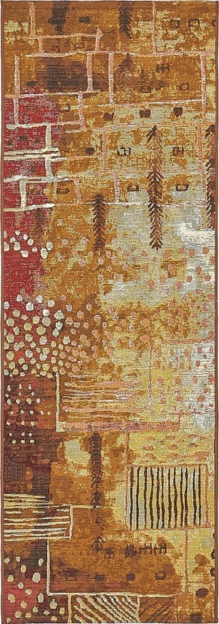 Unique Loom Multicolored Pine Outdoor 2' 0 x 6' 0 Runner Rug