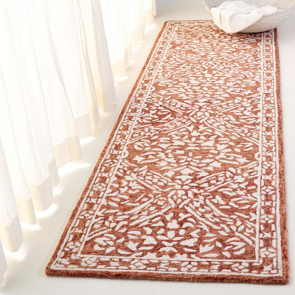Safavieh Lauren Ralph Lauren Collection LRL6935 Rug, Rust/Ivory, 2'3"x8'