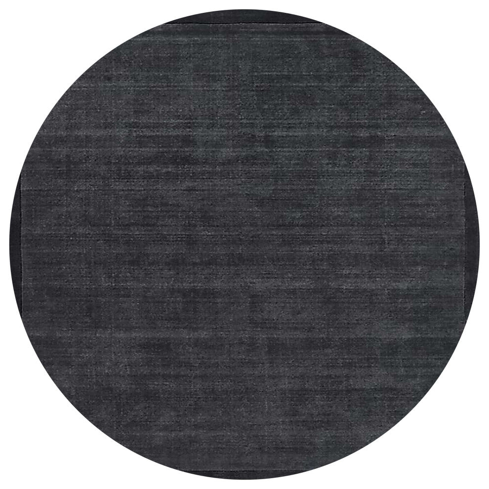 Ahgly Company Indoor Round Mid-Century Modern Area Rugs, 5' Round