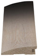 European White Oak Flush Reducer, 1/2"x2"x78", Wood Molding-Sunbleached