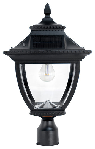 Pagoda Bulb Solar Lamp - Wall/Pier/3" Fitter Mount