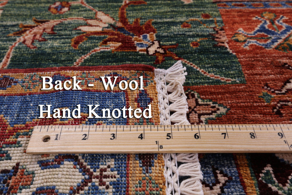 Handmade Super Kazak Wool Rug 8' 4" X 11' 0" Q11227