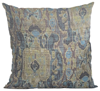 Bear Valley Green Luxury Throw Pillow, 22"x22"