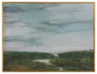 Uttermost - 32353 - Framed Print - The Path Of The Water - White Wood